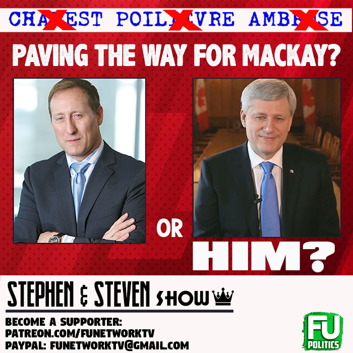 STEPHEN/STEVEN - TORIES CLEARING THE DECK FOR MACKAY - OR HARPER??